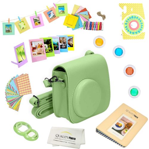 후지필름 Fujifilm Instax Mini 9 Instant Camera FLAMINGO PINK w Film and Accessories  Polaroid Camera Kit