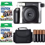 Fujifilm INSTAX 300 Photo Instant Camera With Fujifilm Instax Wide Instant Film Twin Pack Instant Film (40 Shots) + Camera Case With Photo4less Microfiber Cleaning Cloth Top Bundle