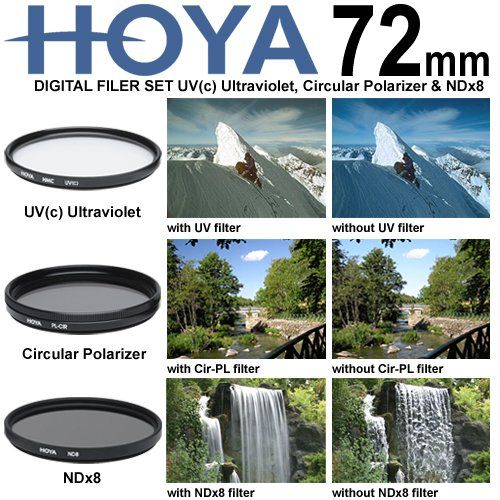 후지필름 Fujifilm 10-24mm f4.0 XF R OIS Zoom Lens with 3 Hoya UVCPND8 Filters Kit for X-A2, X-E2, X-E2s, X-M1, X-T1, X-T10, X-Pro2 Cameras