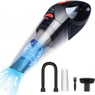 [아마존 핫딜] FUJIWAY Handheld Vacuum Lightweight, Cordless Vacuum Cleaner for Car, with LED Light 6500Pa Powerful, Wet Dry Use Hand Vac for Quick Cleaning Home Office Car Carpet