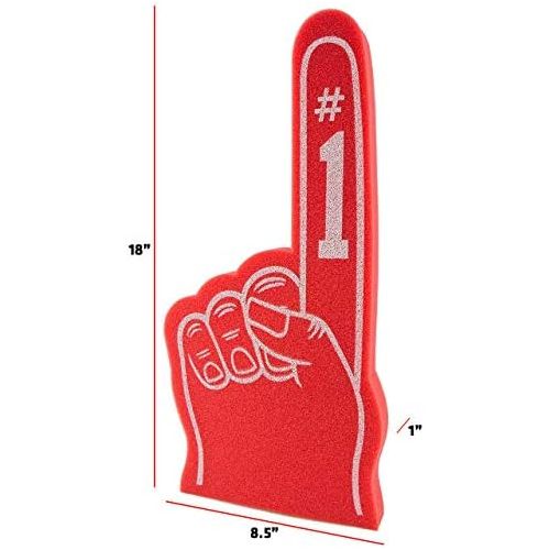  FUNSTITUTION Finger Number 1 1 Universal for All Occasions Giant Foam 18 inches