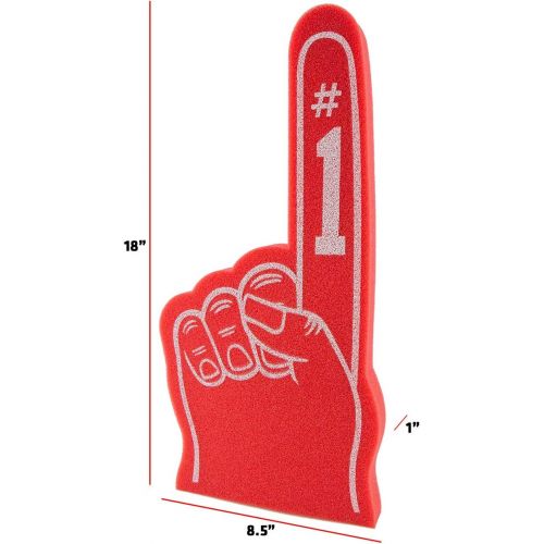  FUNSTITUTION Finger Number 1 1 Universal for All Occasions Giant Foam 18 inches