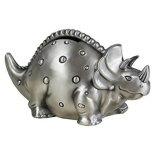  FUYU Creative Metal Cartoon Retro Dinosaur Piggy Bank Coin Bank Saving Pot Money Box