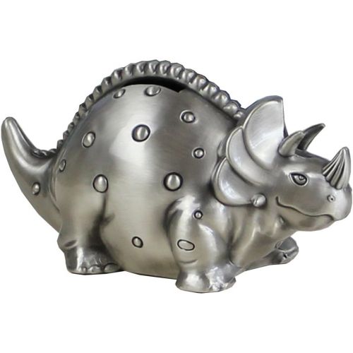  FUYU Creative Metal Cartoon Retro Dinosaur Piggy Bank Coin Bank Saving Pot Money Box