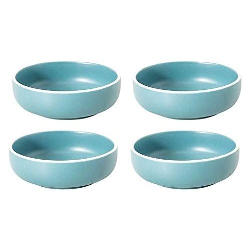  [아마존베스트]FUYU 4pcs ceramic sauce dish Seasoning Dishes dipping dish Side Dish Snack Dish Appetizer Plate