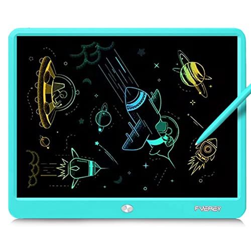  [아마존베스트]FVEREY LCD Writing Tablet, 15 Inch Large Doodle Board,Drawing Tablet Educational Toys for Boys and Girls,Electronic Drawing Pad Gift for Kids and Adults Black