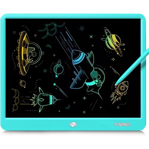  [아마존베스트]FVEREY LCD Writing Tablet, 15 Inch Large Doodle Board,Drawing Tablet Educational Toys for Boys and Girls,Electronic Drawing Pad Gift for Kids and Adults Black