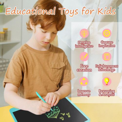  [아마존베스트]FVEREY LCD Writing Tablet, 15 Inch Large Doodle Board,Drawing Tablet Educational Toys for Boys and Girls,Electronic Drawing Pad Gift for Kids and Adults Black