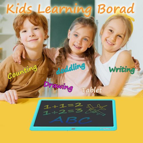  [아마존베스트]FVEREY LCD Writing Tablet, 15 Inch Large Doodle Board,Drawing Tablet Educational Toys for Boys and Girls,Electronic Drawing Pad Gift for Kids and Adults Black