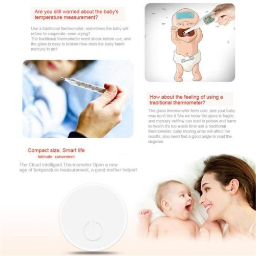  FWRSR Baby 24h Wearable Thermometer Monitor Baby Bluetooth Smart Monitor Intelligent Thermometers...