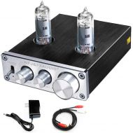 [아마존베스트]FX AUDIO Vacuum Tube PreampMini Electronic Hi-Fi Stereo 6K4 Tube Preamplifier with Bass & Treble Control for Home Audio Player DC 12V (Silvery）