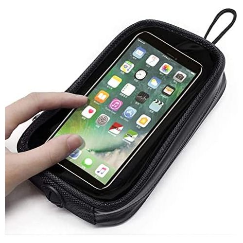  [아마존베스트]FYBlossom Mobile phone holder bicycle, universal motorcycle magnetic tank mobile phone holder bag mobile phone seat bag holder bag motorcycle bicycle holder.