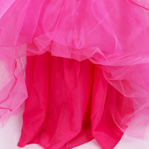  FYMNSI Kid Girls Princess Costume Halloween Party Dress Up Fancy Festival Cosplay Dress for Stage Performance Photo Shoot