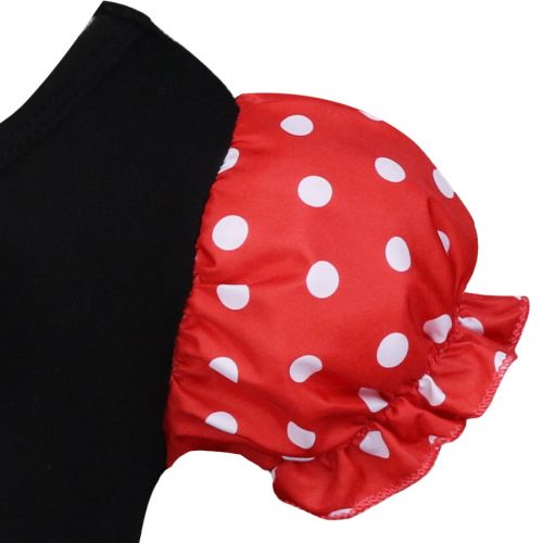  FYMNSI Princess Baby Girls Minnie Tutu Birthday Dress with Headband Polka Dots Dress up Costume for Christmas Party 1-8T