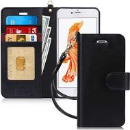 [아마존베스트]FYY Luxury PU Leather Wallet Case for iPhone 6 Plus/6s Plus, [Kickstand Feature] Flip Phone Case Protective Cover with [Card Holder] [Wrist Strap] for Apple iPhone 6 Plus/6s Plus 5