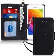 [아마존베스트]FYY Case for iPhone 5/5s/SE (1st gen-2016), [Kickstand Feature] Luxury PU Leather Flip Wallet Phone Case Folio Cover with [Card Holder][Wrist Strap] for iPhone 5/5s/SE (1st gen-201