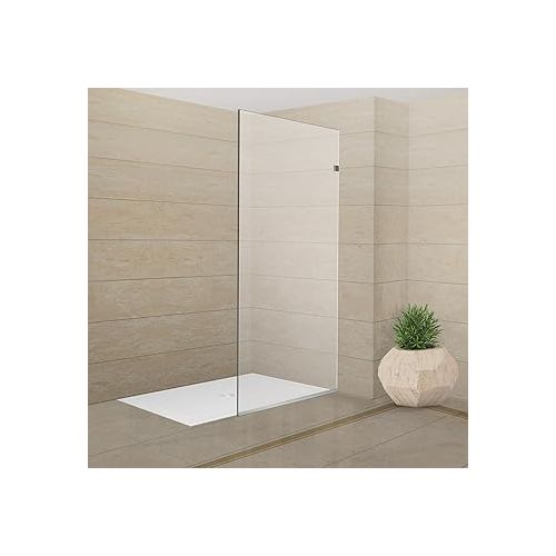  Single Fixed Glass Panel for Shower 30