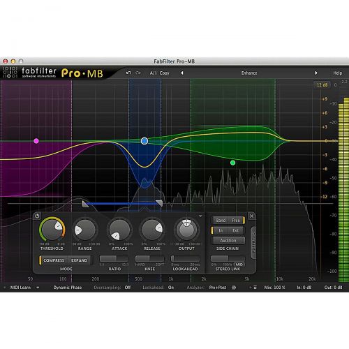  FabFilter},description:Multiband compression and expansion are powerful tools, but notoriously difficult to set up and control. Enter FabFilter Pro-MB: making multiband dynamics pr