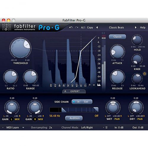  FabFilter},description:A good gateexpander is an indispensable tool in any mixing or live situation. FabFilter Pro-G offers everything you could wish for: perfectly tuned algorith