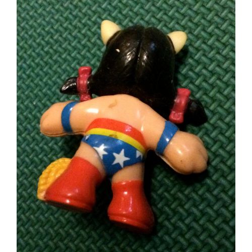  FabFinds42 Wonder Woman,Petunia Doll,Pig Doll,Porky Pig,Pig Toy,Pig Figurine,Super Woman Toy,Vinyl Pig Figure,Small Pig,Supehero Toy,Superhero Figure