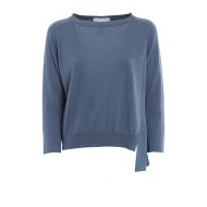 Fabiana Filippi Silk panelled cotton crewneck