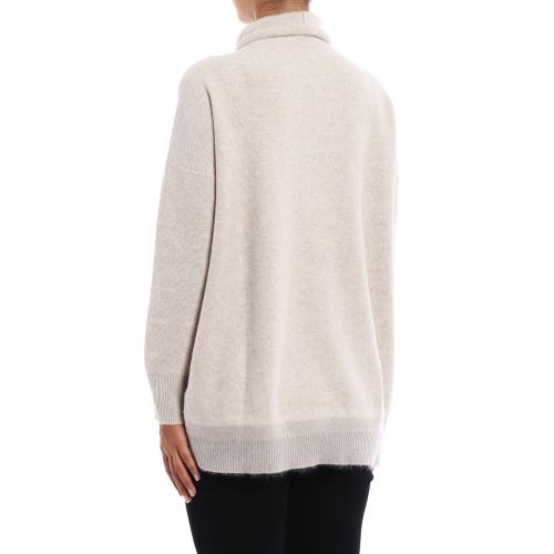  Fabiana Filippi Lurex bottom wool blend sweater