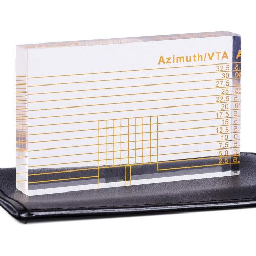 Facmogu VTA Azimuth Ruler LP Vinyl Record Player Tonearm Cartridge Elevation Alignment Ruler Headshell Block