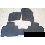 Oem Factory Stock 2015 2016 Ford Edge Black Ebony Rubber All Weather Floor Mats Set Front & Rear