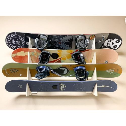  Factory Crafts Snowboard Rack Ski and Skateboard Wall Rack Snowboard Organizer Ski Wall Rack Snowboard Wall Mount Skateboard Rack