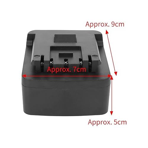  Fafeicy Power Tool Adapter, Battery Converter Battery for Milwaukee 18V Li Ion Battery Convert to for Bosch with Charging