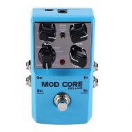 Fafeicy Effect Pedal Guitar PedalsMini Metal Shell Digital 8 Effects Guitar Pedal with True Bypass Instrument Accessory