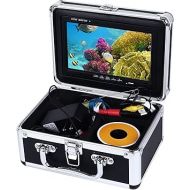 Underwater Fishing Camera Fish Finder Night IP68 Waterproof LCD Dual Light 60kg Load Bearing US Plug 100V to 240V