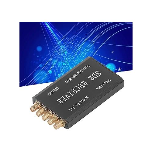  SDR Receiver Aluminum Alloy Simplified Software Defined Radio Receiving Module 12bit 10MHz Bandwidth