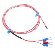 Waterproof Temperature Sensor, 3 Wires Temperature Sensor PT100 K Type Thermistor Temperature Probe 3 x 10mm 50 to +300, Tools ()