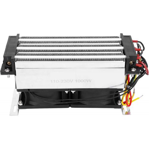  Fafeicy PTC Ceramic Air Heater, 700W AC 110?230V Electric Insulated Thermostatic Safety Fan Heating Element, with The Characteristics of Surface Insulation and High Safety