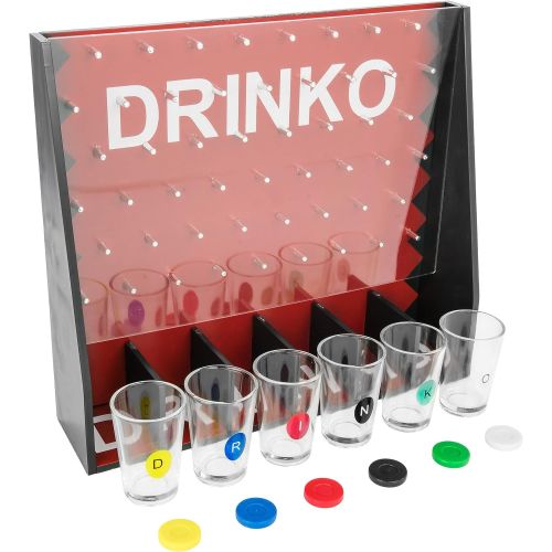  [아마존베스트]DRINKO Drinking Game - Fairly Odd Novelties - Fun Social Shot Glass Party Game for Groups / Couples