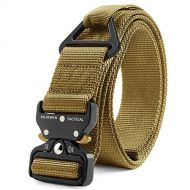 [아마존 핫딜]  [아마존핫딜]Fairwin Tactical Rigger Belt, Nylon Webbing Waist Belt with V-Ring Heavy-Duty Quick-Release Buckle