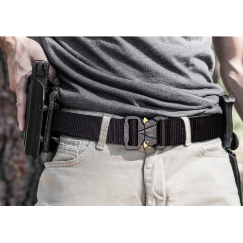  Fairwin Tactical Belt, 2 Pack 1.5 Inch Military Tactical Belts for Men - Carry Tool Belt