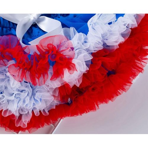  Fairy Baby 1st 4th of July Baby Girl Outfit Tutu Dress Skirt Set 4pcs Costume Clothing Set