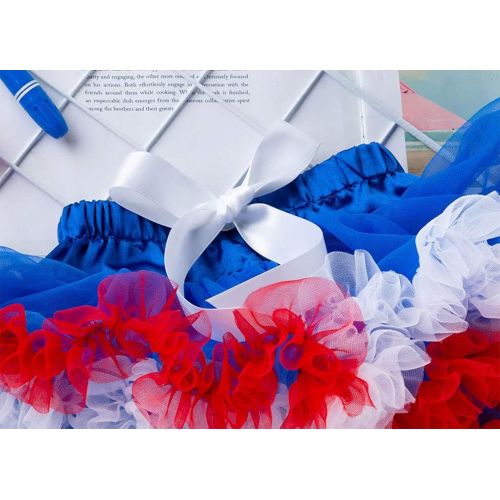  Fairy Baby 1st 4th of July Baby Girl Outfit Tutu Dress Skirt Set 4pcs Costume Clothing Set