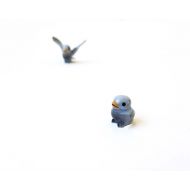 FairyDustedMiniature Fairy garden miniature, baby blue bird, Hagen-Renaker bird, garden statue, miniature fairy garden, fairy accessory, miniature landscape