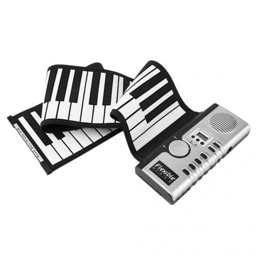  FairytaleMM 61 Keys Universal Flexible Roll Up Electronic Piano Soft Keyboard Piano