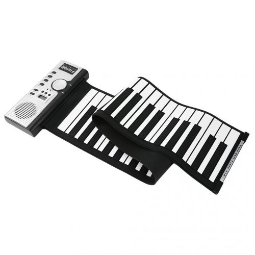  FairytaleMM 61 Keys Universal Flexible Roll Up Electronic Piano Soft Keyboard Piano