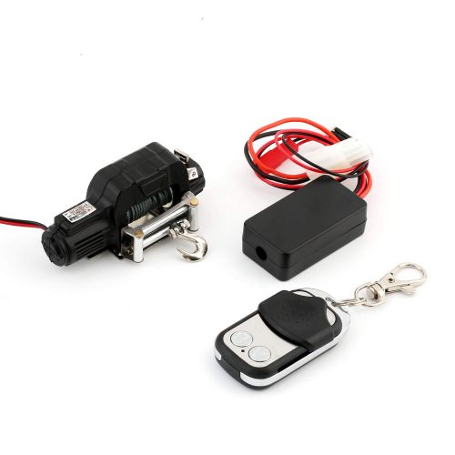  FairytaleMM Warn 9.5cti Winch with Wireless Remote Controller Receiver for 110 RC Crawler