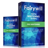 [아마존 핫딜]  [아마존핫딜]Fairywill Teeth Whitening Strips Non-Slip Professional Teeth Whitener, 14 Treatments 28 strips, Removes...