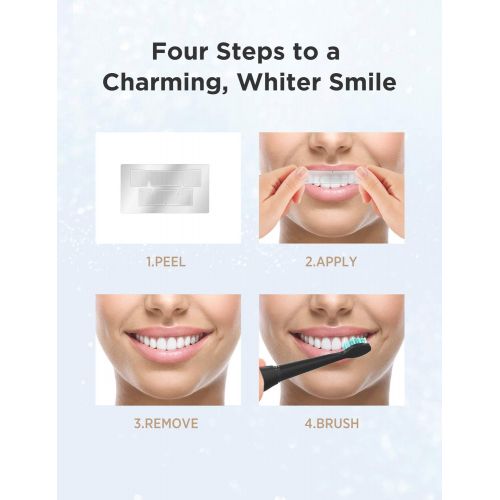  [아마존 핫딜]  [아마존핫딜]Fairywill Teeth Whitening Strips Non-Slip Professional Teeth Whitener, 14 Treatments 28 strips, Removes...