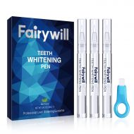 [아마존 핫딜] Fairywill Teeth Whitening Pen (3 Pack) 35 Percent Carbamide Peroxide Gel Whiten Teeth, Teeth Whitening Pen Kits Remove Coffee and Tea Stains Professional Dental Whitener