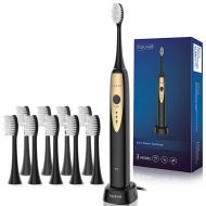 Fairywill Sonic Electric Toothbrush for Adults, with 10 DuPont Brush Heads Ultra-Powerful Cordless...