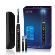 Fairywill Powerful Electric Toothbrush with Travel Case Includes 5 Modes and 2 Minute Smart Timer Waterproof...