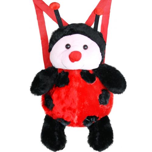  FakeFace Preschoolers 3D Animal Plush Doll Backpack Toddlers Toy Snack Shoulder Bag Gift